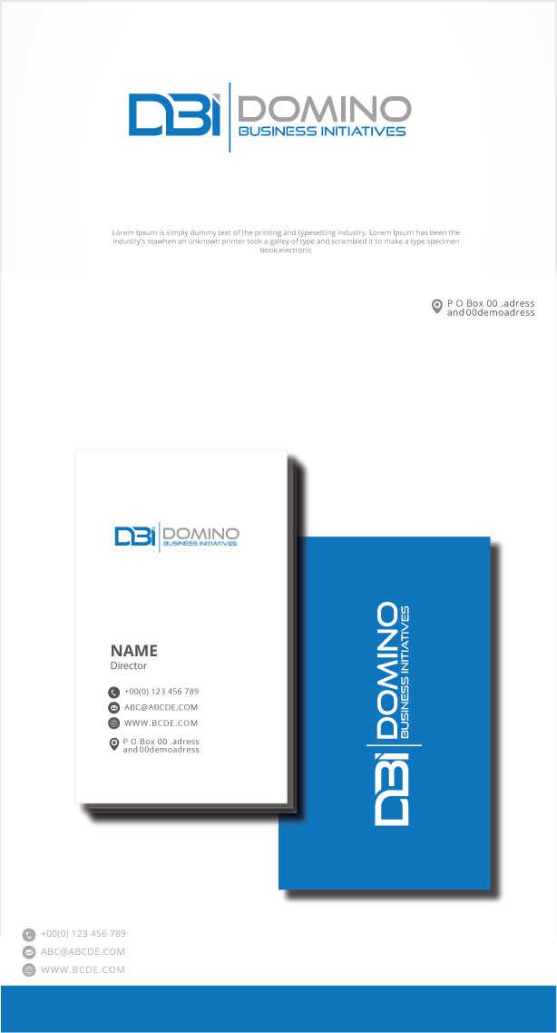 Diseño de Logo por zebronicgraphic para Domino Business Initiatives | Diseño #31319076