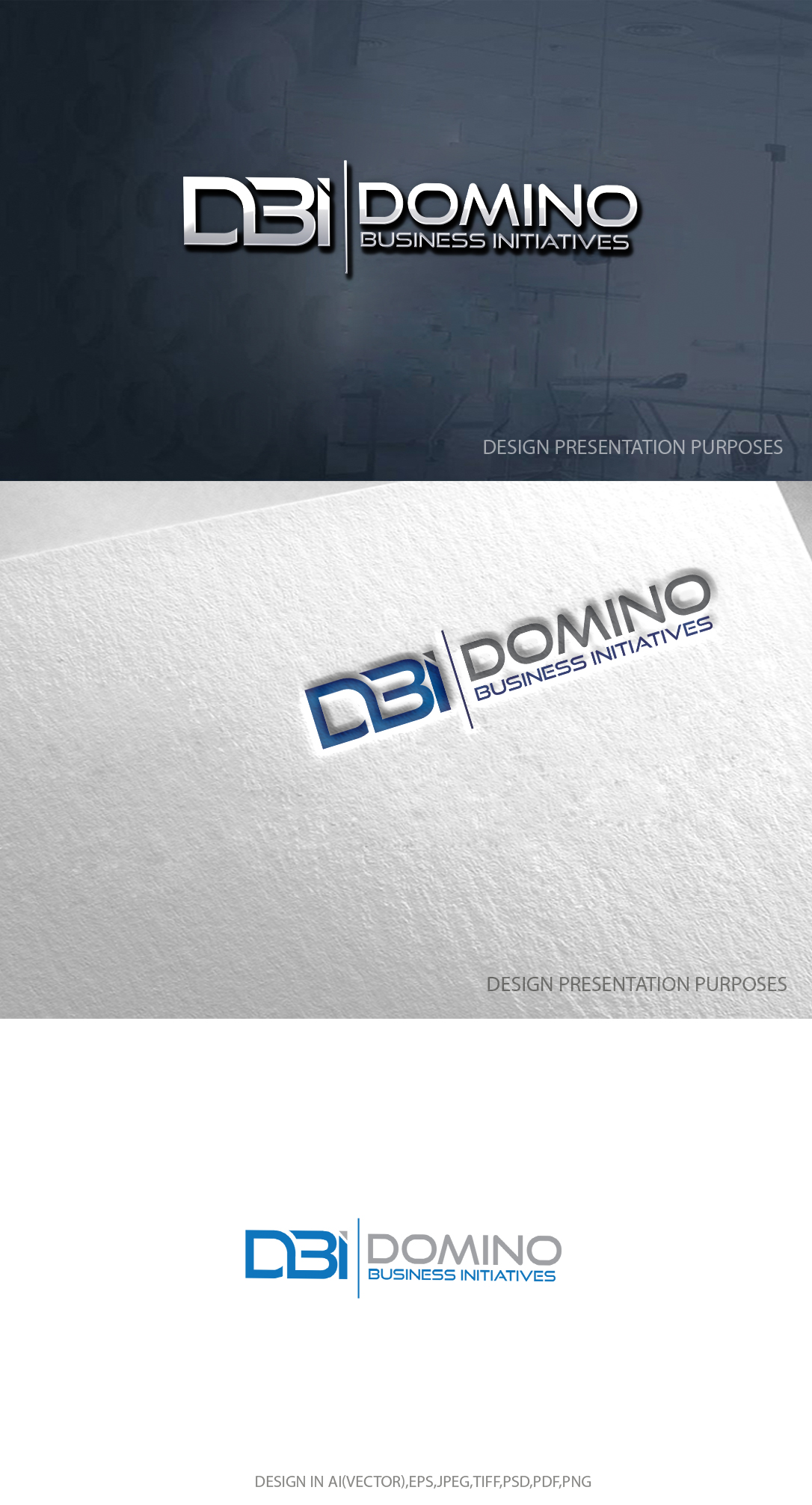 Logo Design by zebronicgraphic for Domino Business Initiatives | Design #31319077