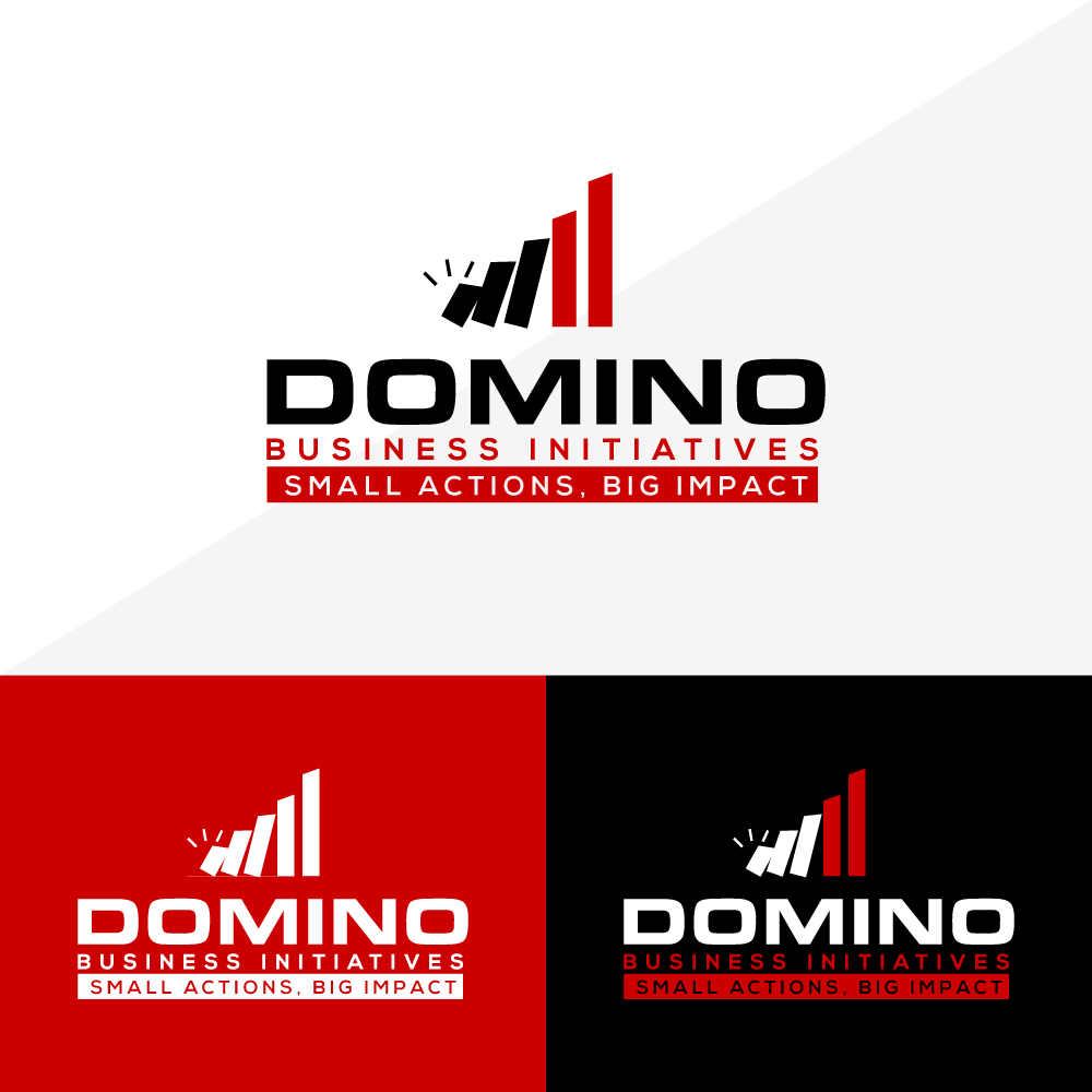 Logo Design by Ayub Zafar for Domino Business Initiatives | Design #31348335