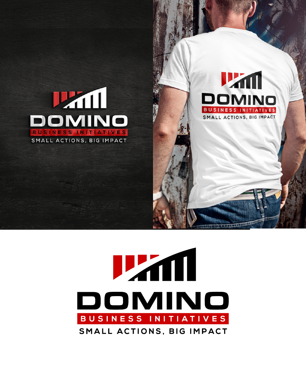 Logo Design by Ayub Zafar for Domino Business Initiatives | Design #31348663