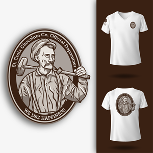 Diseño de Camiseta por MJa designer para St. Croix Chocolate Company | Diseño #31319112