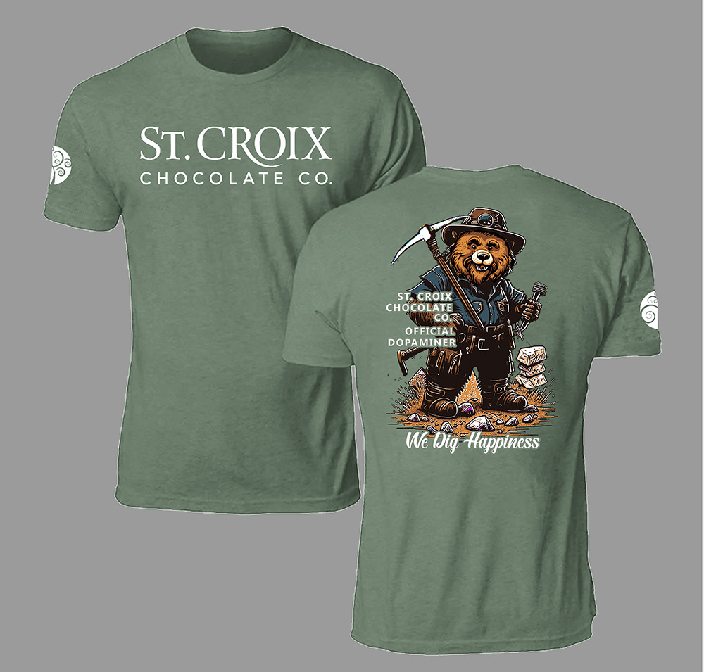 Design de T-shirt par Johncina pour St. Croix Chocolate Company | Design #31335054