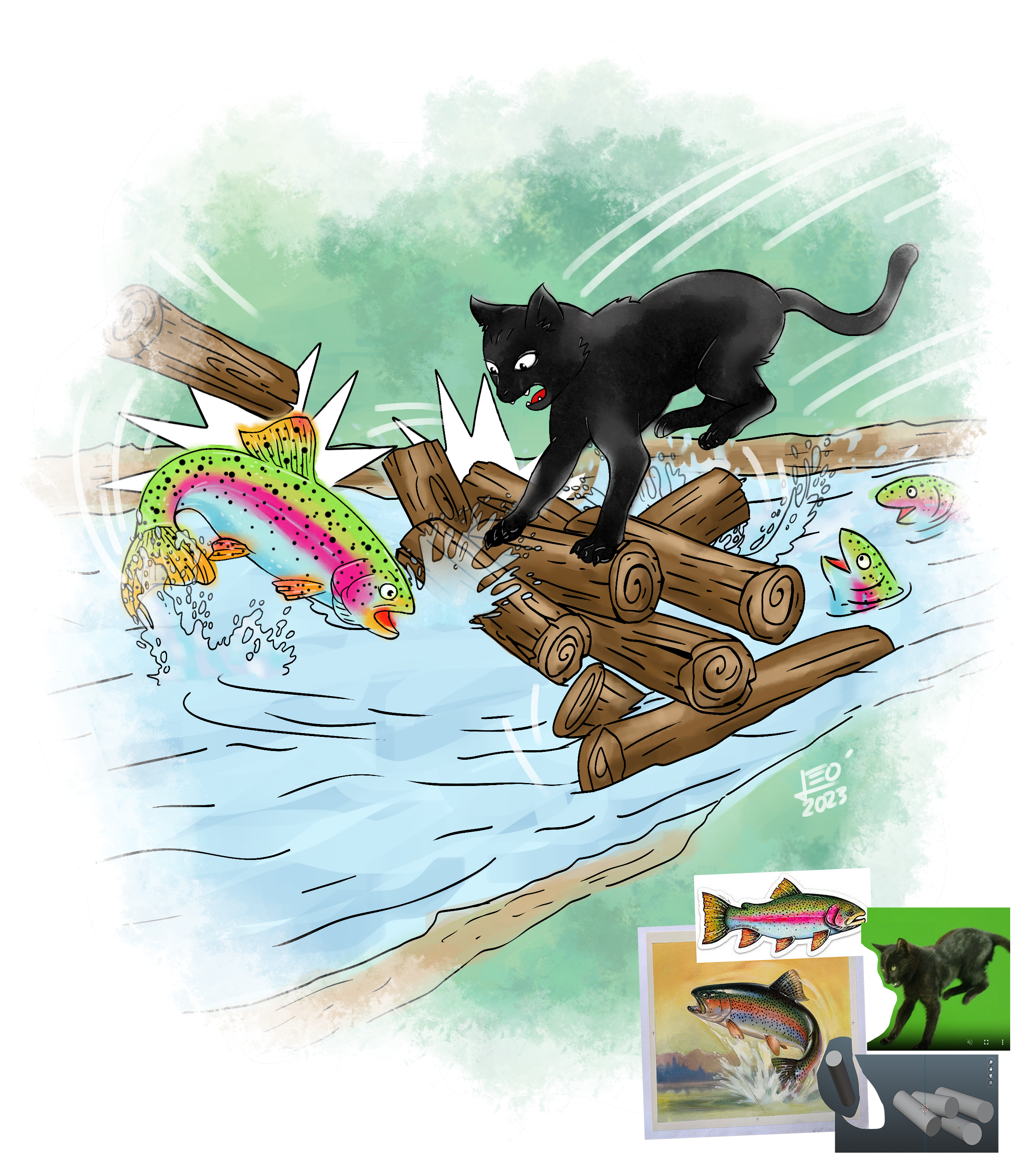 Illustration Design by Leodesenhos for this project | Design #31330984