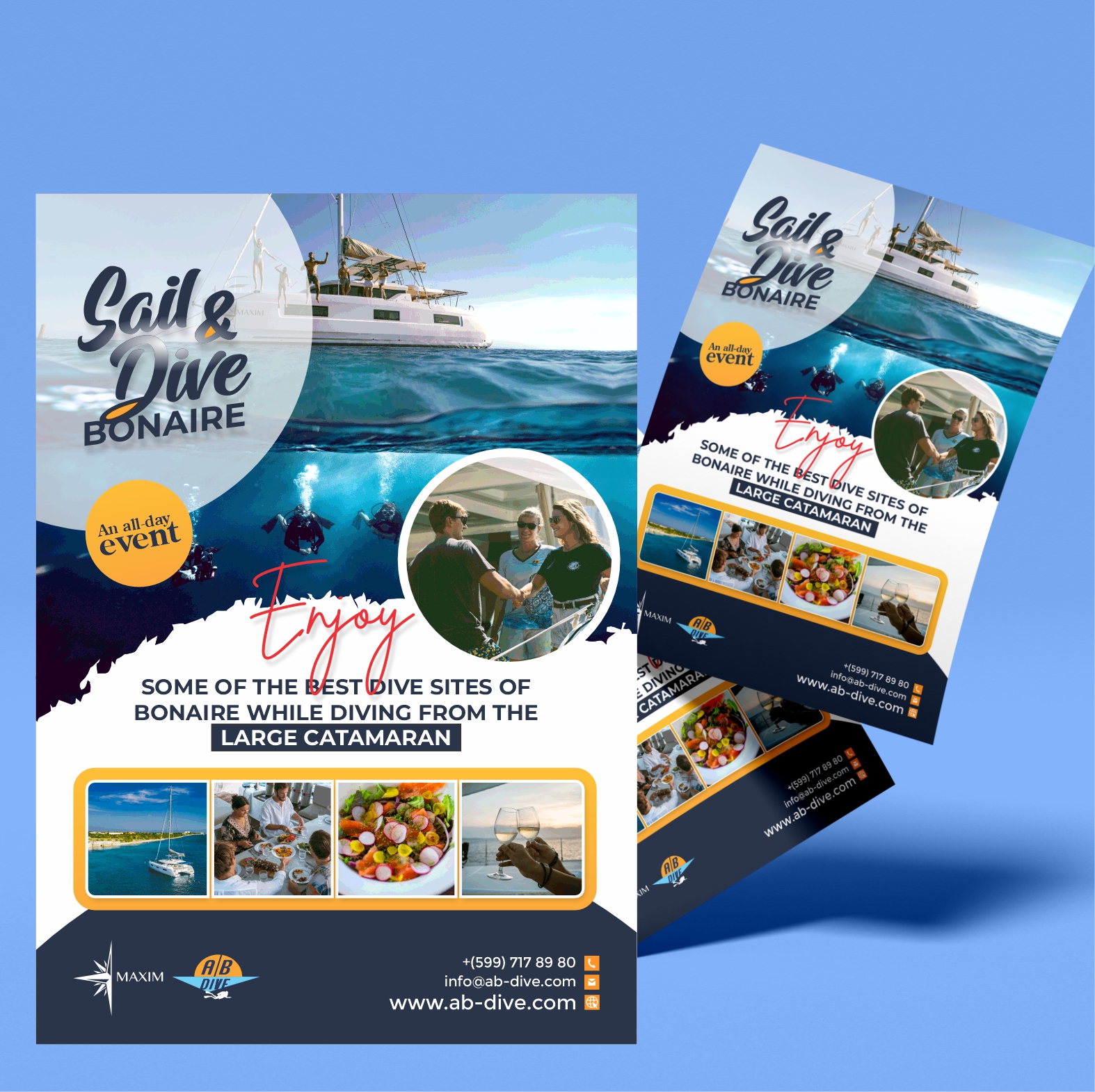 Flyer Design by 2BK for AB Dive | Design #31336153