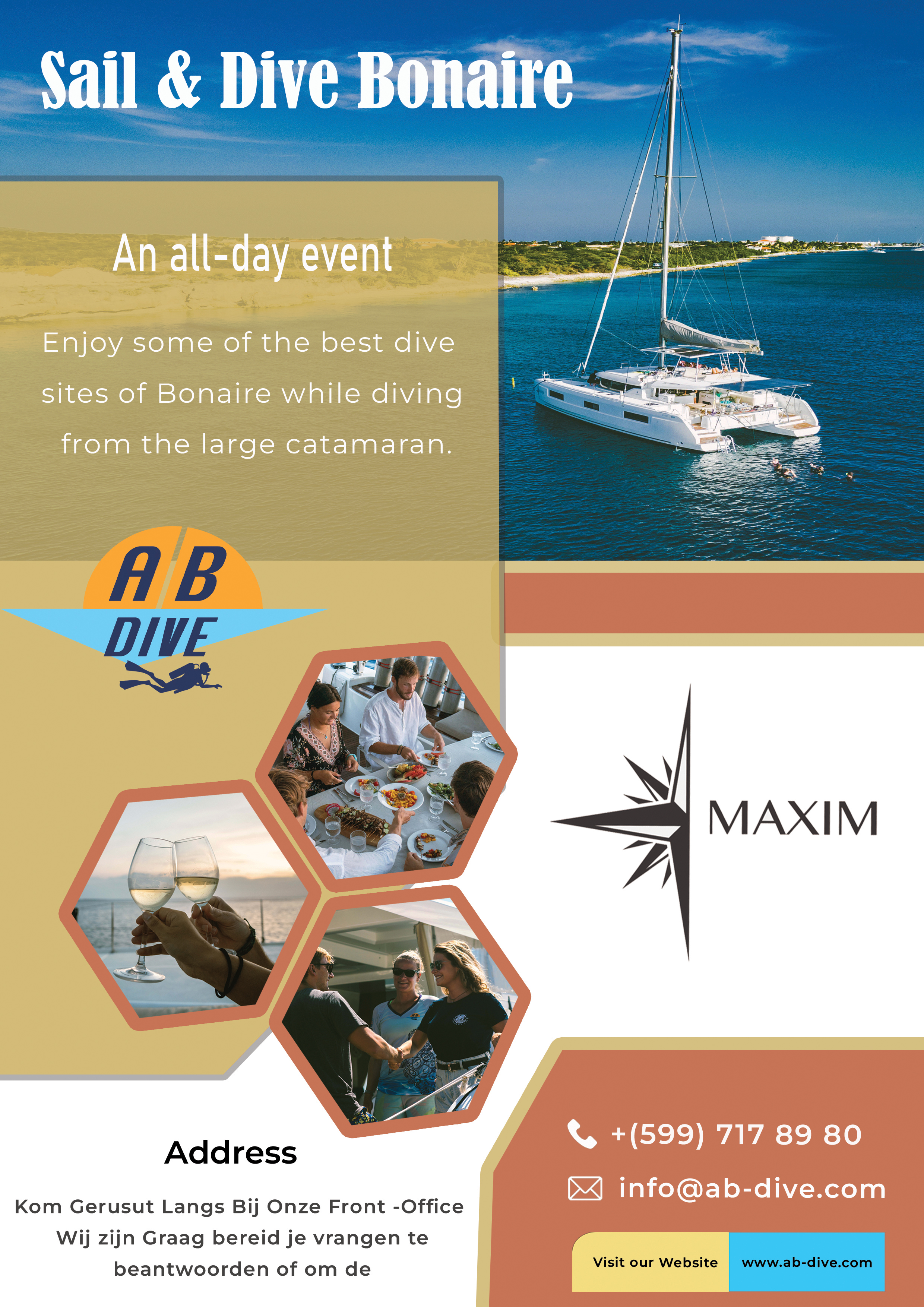 Flyer Design by Desire Design Solutions for AB Dive | Design #31337395