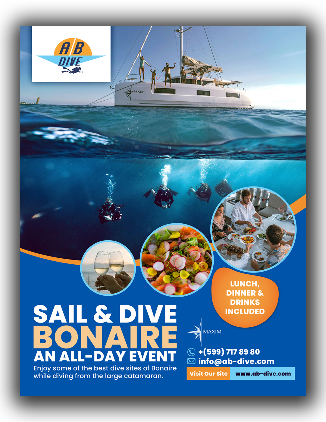 Flyer Design by nguruzzdng for AB Dive | Design #31322762