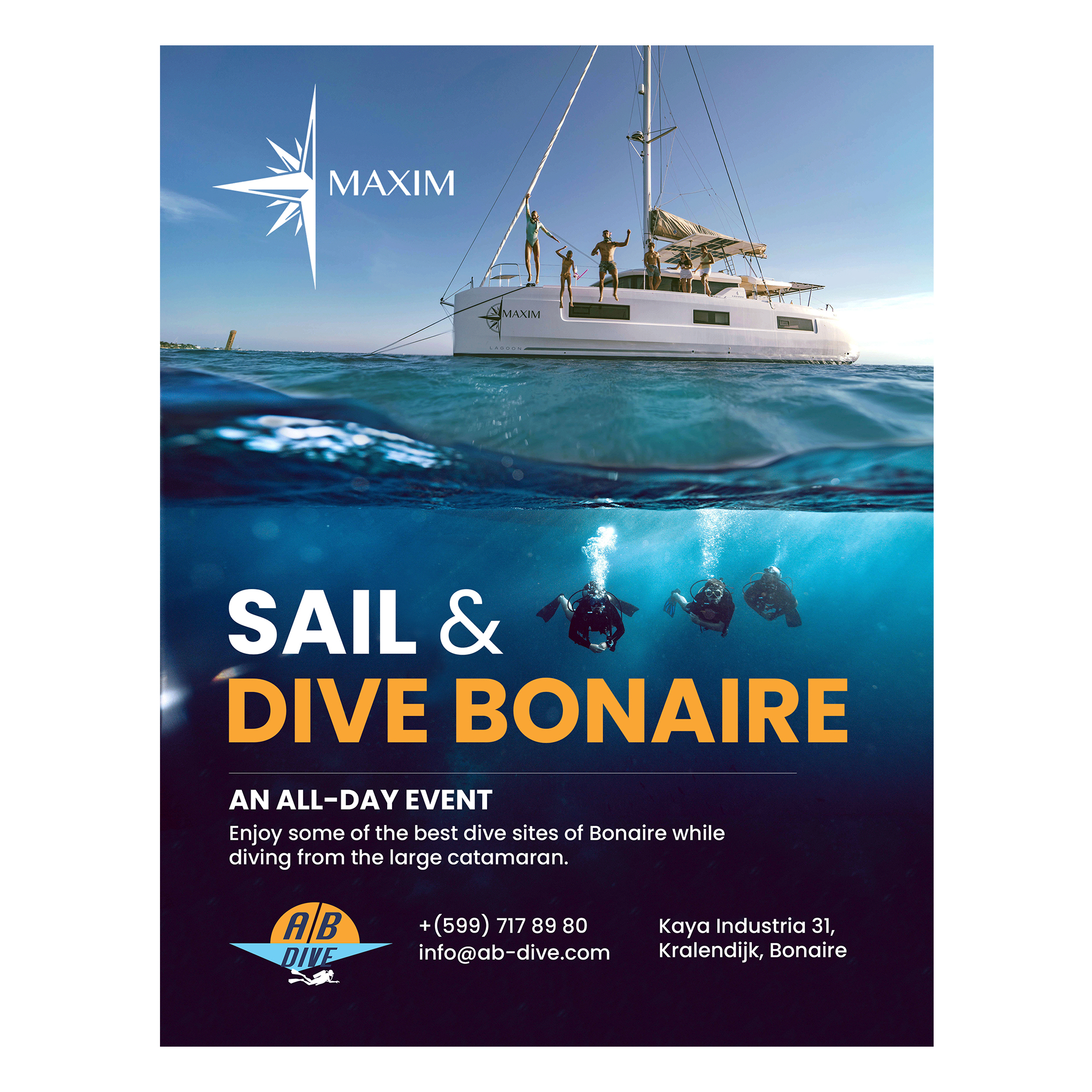 Flyer Design by debdesign for AB Dive | Design #31336720