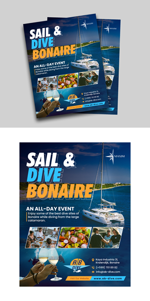 Flyer Design by debdesign for AB Dive | Design: #31337467