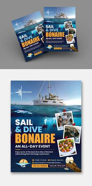 Flyer Design by debdesign for AB Dive | Design: #31337649