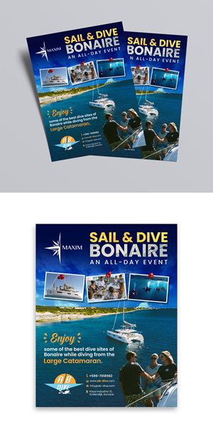 Flyer Design by debdesign for AB Dive | Design: #31337744