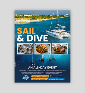 Flyer Design by debdesign for AB Dive | Design: #31363580