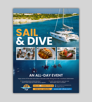 Flyer Design by debdesign for AB Dive | Design: #31368392