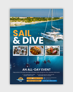 Flyer Design by debdesign for AB Dive | Design: #31377674