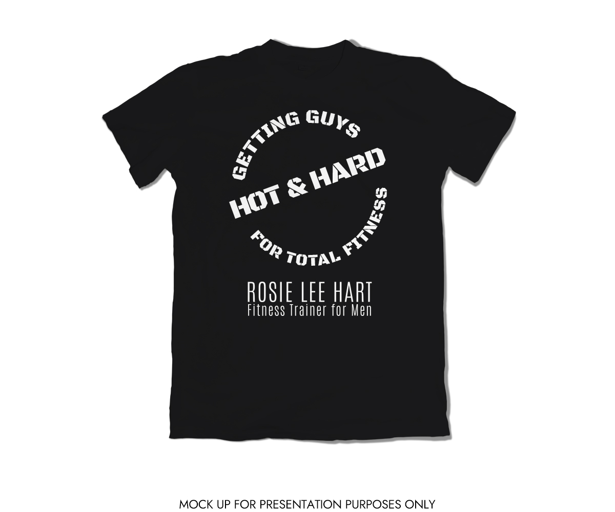 Design de T-shirt par NancyTan pour Rosie Lee Hart Fitness for Men | Design #31371369