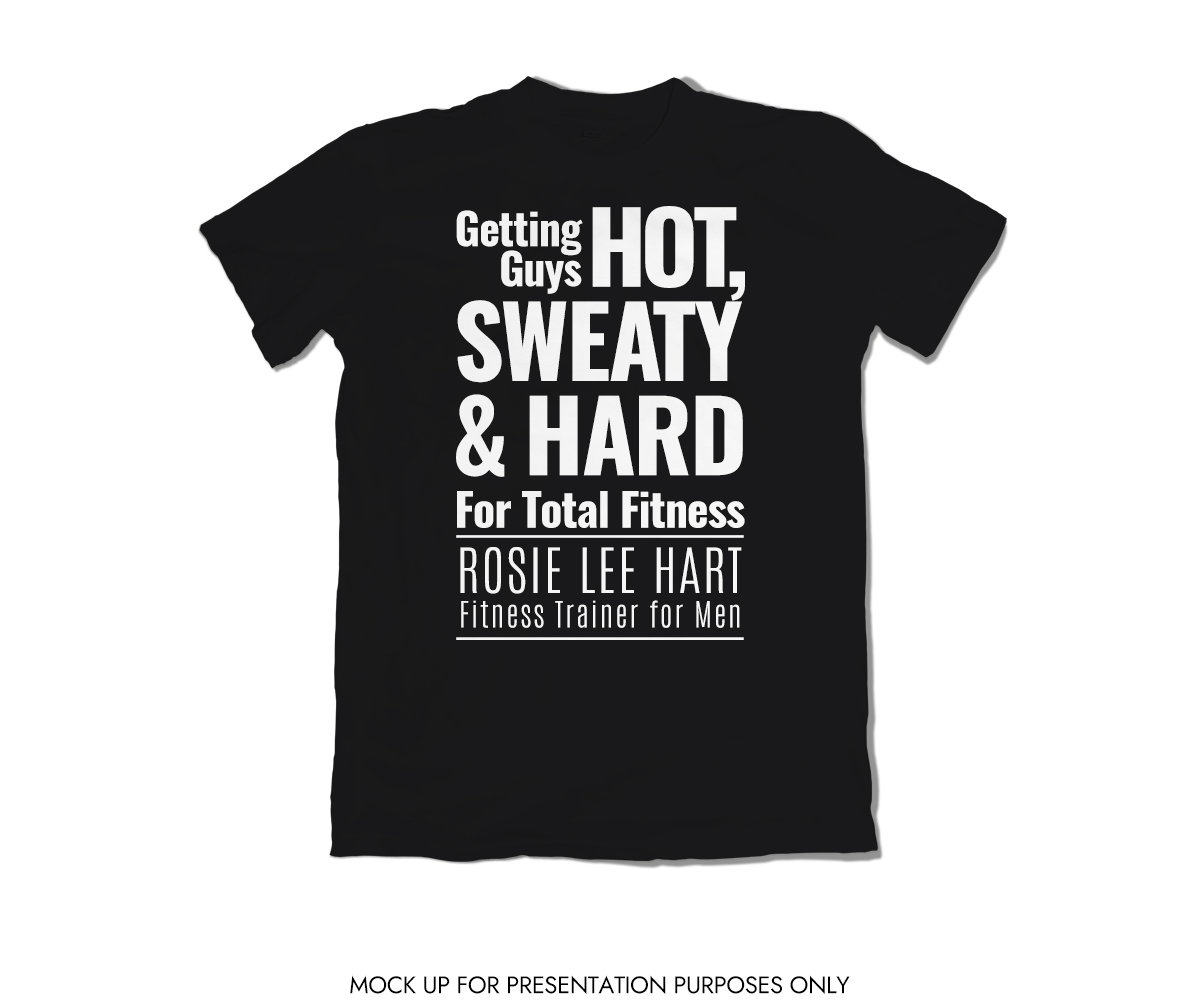 Design de T-shirt par NancyTan pour Rosie Lee Hart Fitness for Men | Design #31371370
