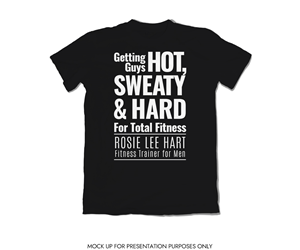 Design de T-shirt par NancyTan pour Rosie Lee Hart Fitness for Men | Design : #31371370