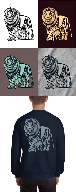 Christian Activewear brand needs logo design for sweatshirt