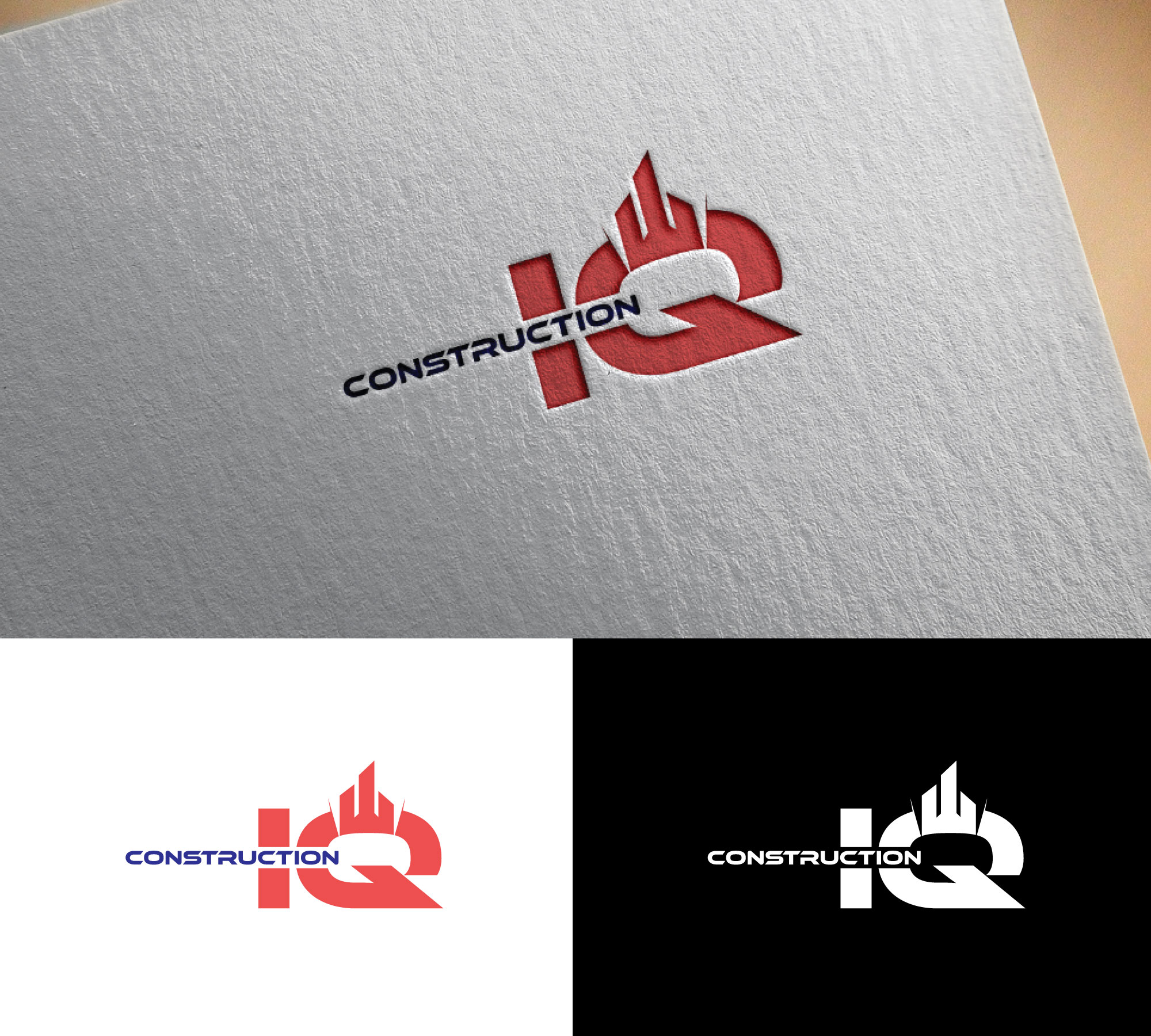 Logo Design by RRR Design for Construction IQ LLC | Design #31333012