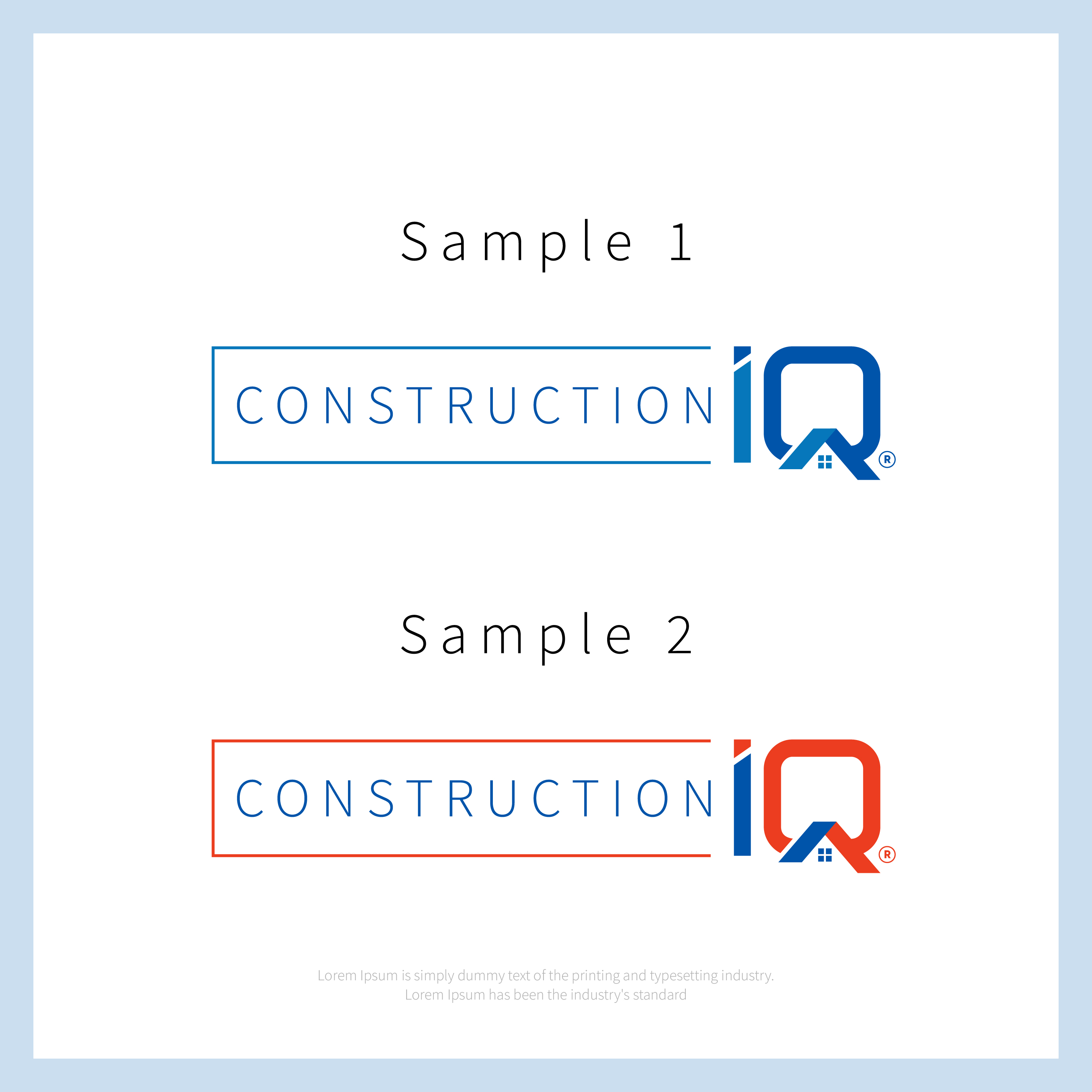 Logo Design by Hsi Graphics for Construction IQ LLC | Design #31329747