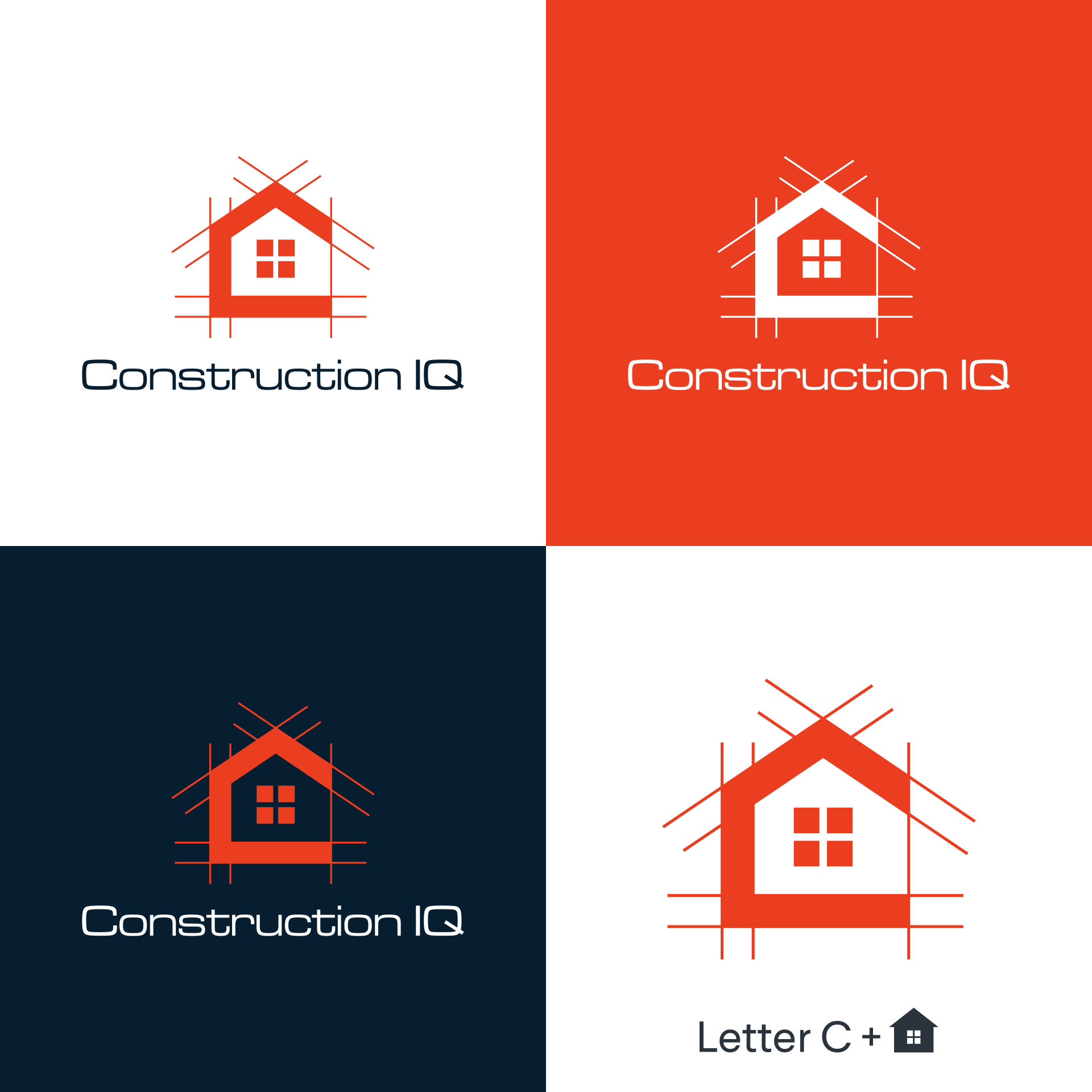Logo Design by osage™ for Construction IQ LLC | Design #31334836