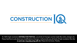 Logo-Design von FireflyArt für Construction IQ LLC | Design: #31330940