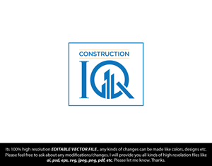 Logo-Design von FireflyArt für Construction IQ LLC | Design: #31330941