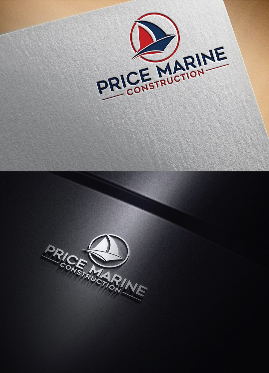 Logo Design by Spark  Design for Price Marine Construction Inc.  | Design #31336691