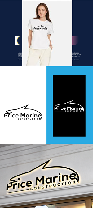 Logo Design by uzzal100 for Price Marine Construction Inc.  | Design #31338404