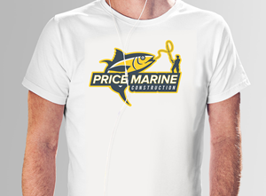 Logo Design by 4tech services for Price Marine Construction Inc.  | Design: #31334756