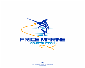 Logo Design by MBARO for Price Marine Construction Inc.  | Design: #31382969