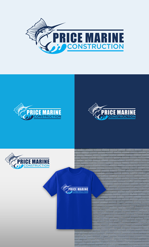 Logo Design by jalusani for Price Marine Construction Inc.  | Design: #31340576
