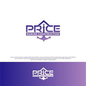 Logo Design by Tan-D for Price Marine Construction Inc.  | Design: #31338814
