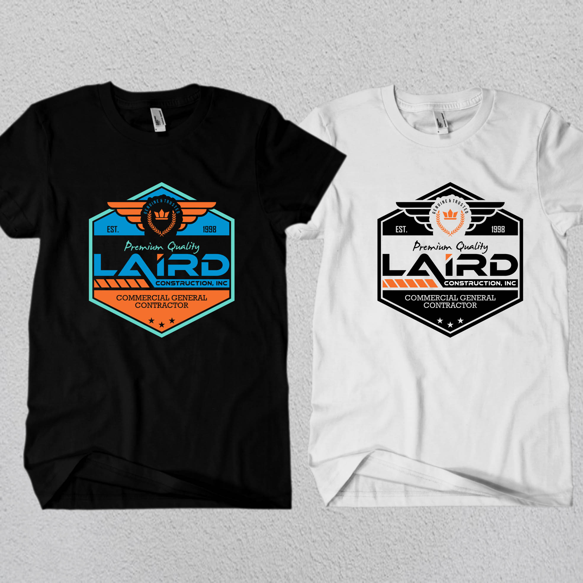 T-shirt Design by Rheanza for Laird Construction,  Inc | Design #31346321