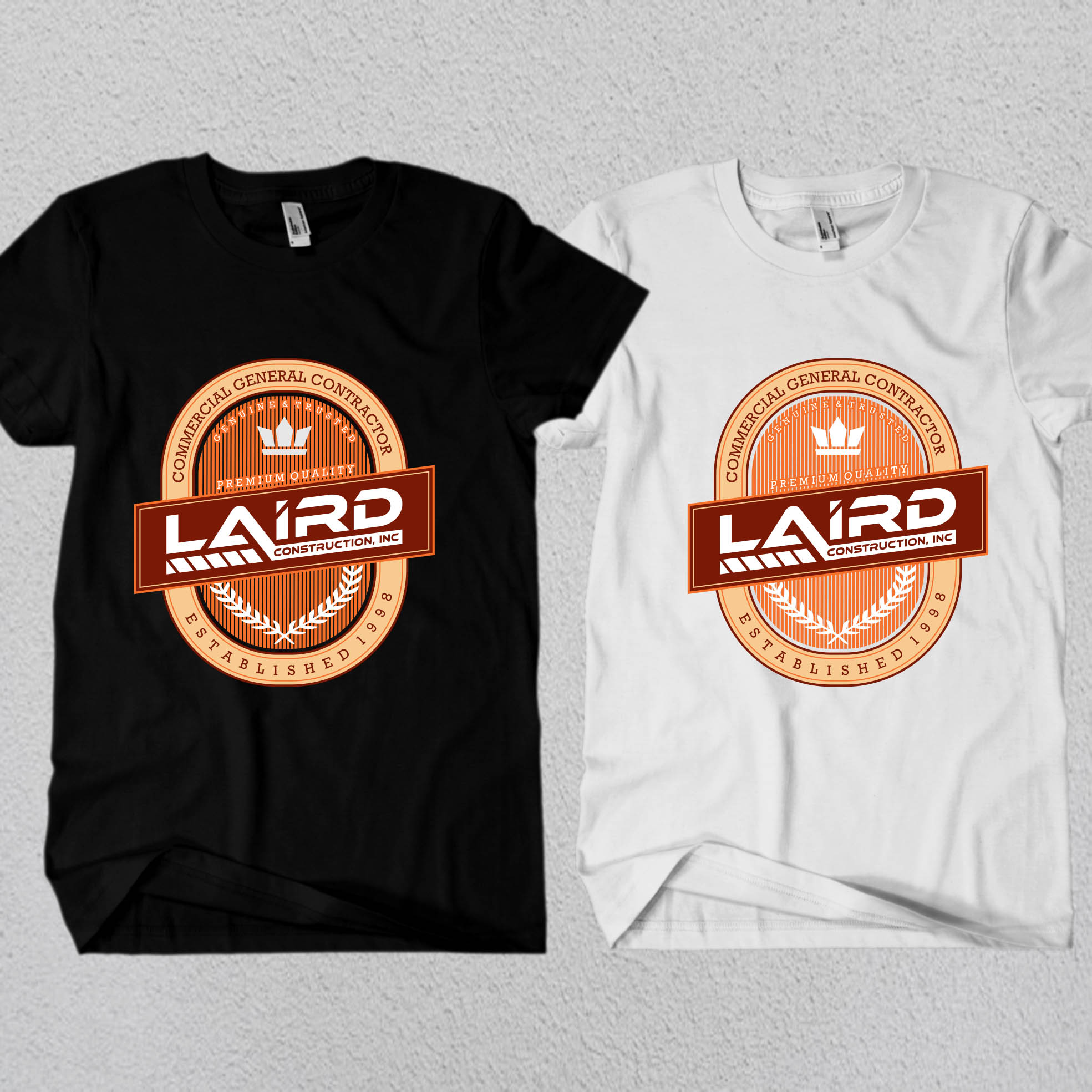 T-shirt Design by Rheanza for Laird Construction,  Inc | Design #31346323