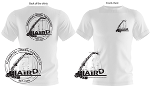 T-shirt Design by Zerodesign809 for Laird Construction,  Inc | Design: #31356968