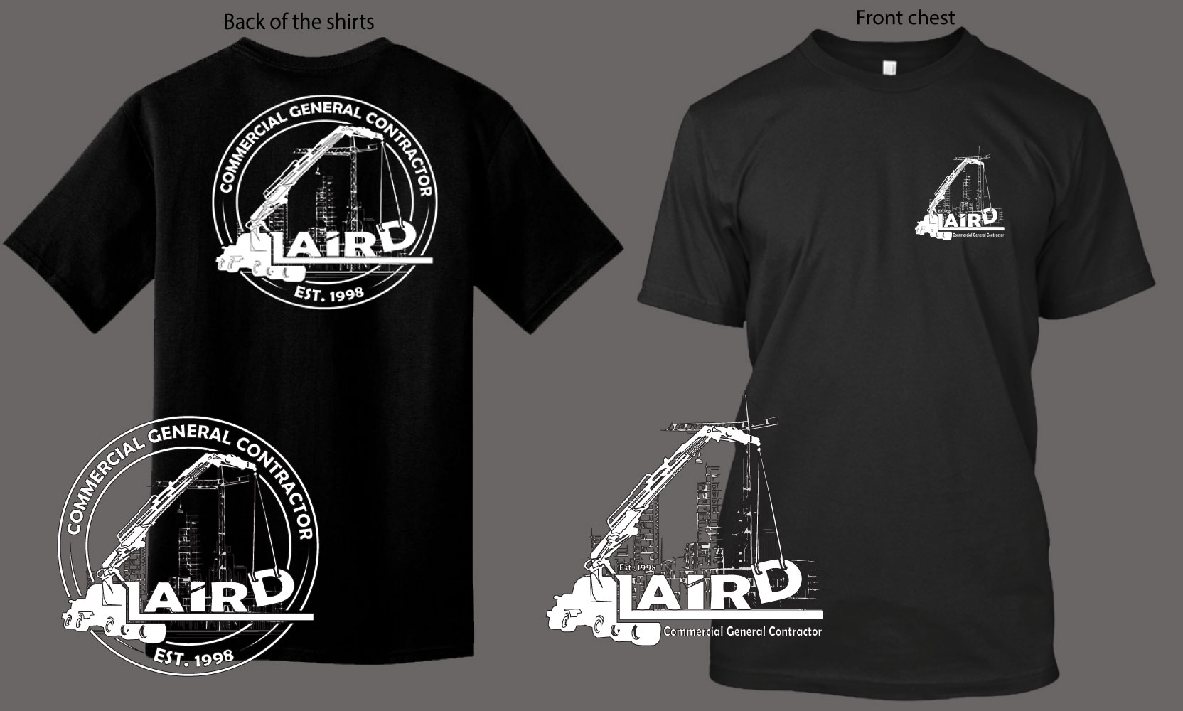 T-Shirt-Design von Zerodesign809 für Laird Construction,  Inc | Design #31356970