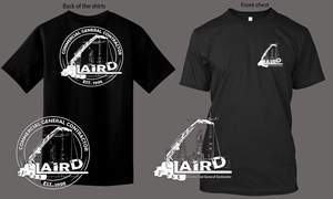 T-shirt Design by Zerodesign809 for Laird Construction,  Inc | Design: #31356970
