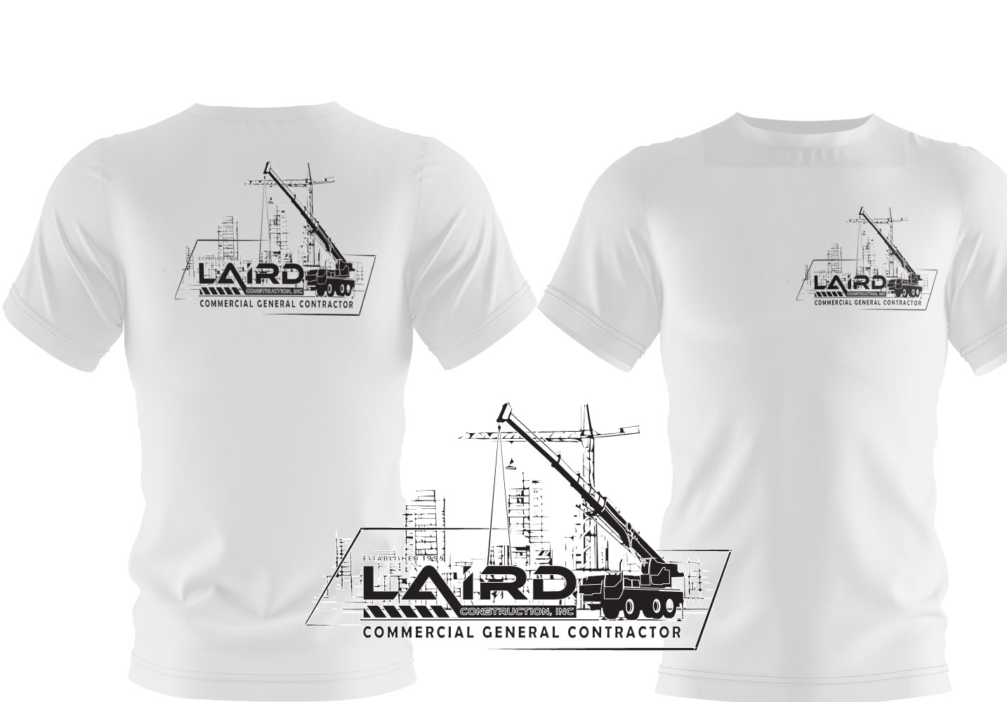T-shirt Design by Zerodesign809 for Laird Construction,  Inc | Design #31357571