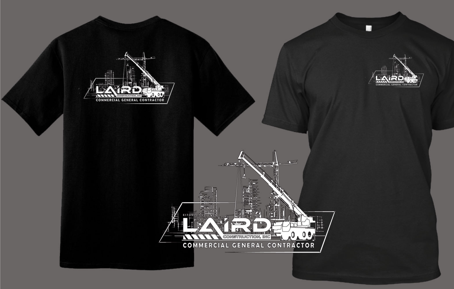Diseño de Camiseta por Zerodesign809 para Laird Construction,  Inc | Diseño #31357572