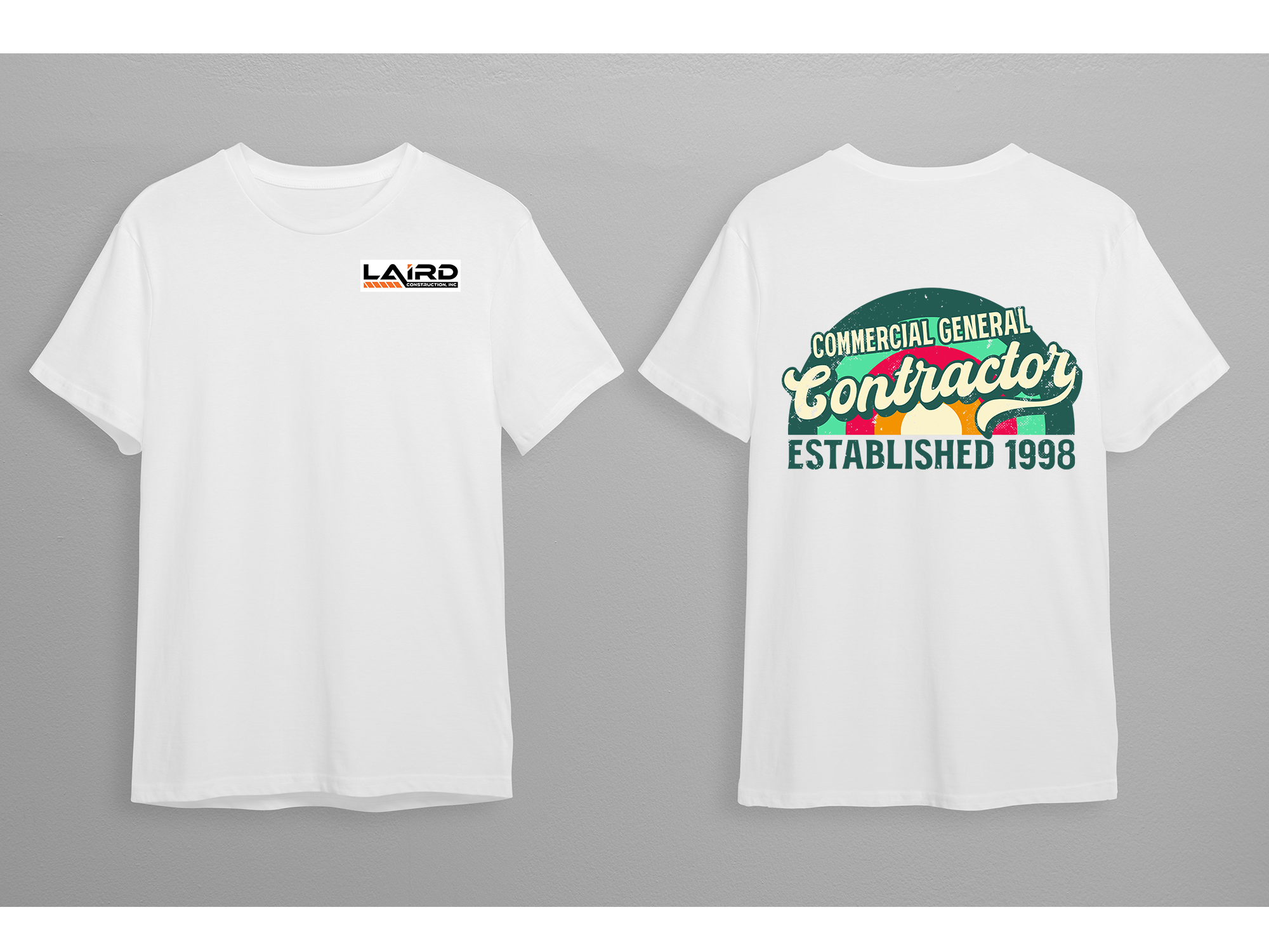 Diseño de Camiseta por taufiqurrahman para Laird Construction,  Inc | Diseño #31360214