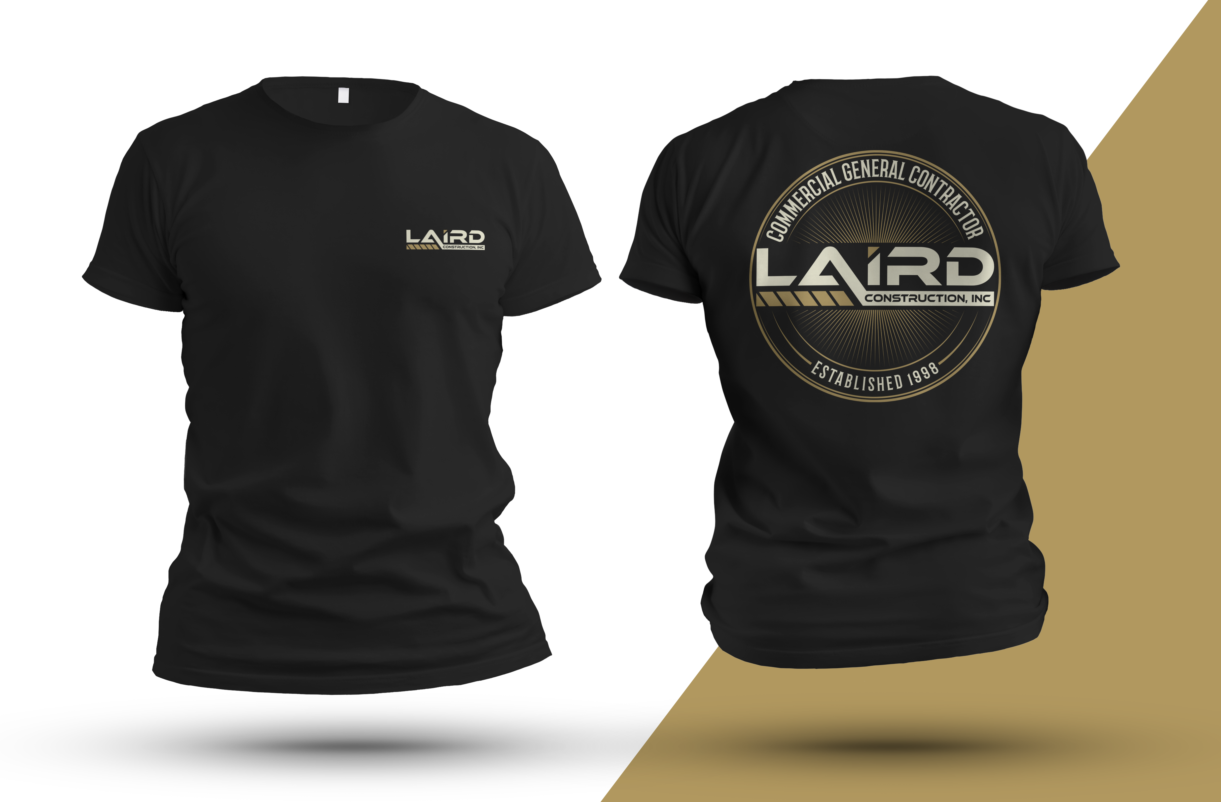 T-shirt Design by Ismail Hossain for Laird Construction,  Inc | Design #31349451