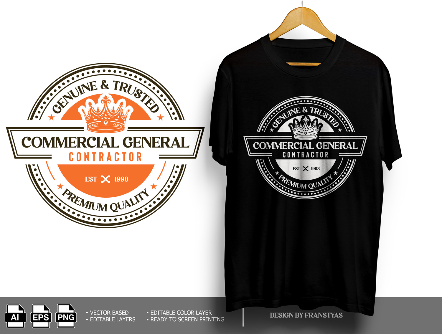 Diseño de Camiseta por franstyas para Laird Construction,  Inc | Diseño #31340637