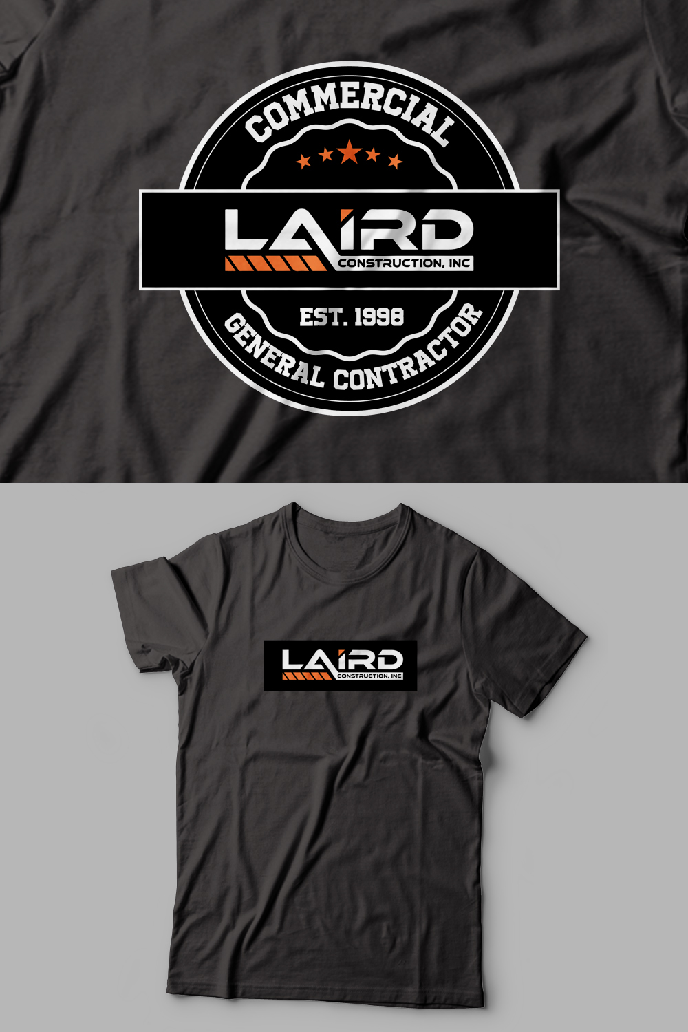 Diseño de Camiseta por devidigitalart para Laird Construction,  Inc | Diseño #31359864