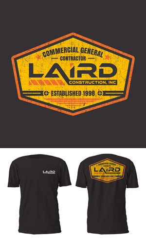 T-shirt Design by D'Mono for Laird Construction,  Inc | Design: #31358637