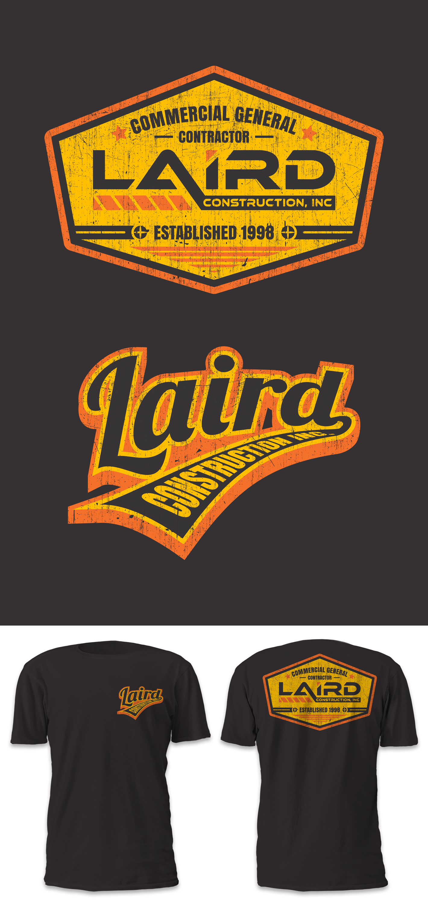 T-Shirt-Design von D'Mono für Laird Construction,  Inc | Design #31359253
