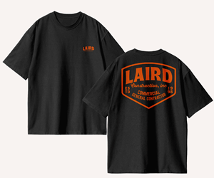 Diseño de Camiseta por a.o.d para Laird Construction,  Inc | Diseño: #31349784