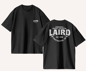 Diseño de Camiseta por a.o.d para Laird Construction,  Inc | Diseño: #31351637
