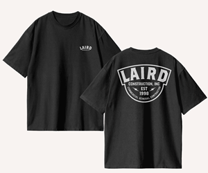 Diseño de Camiseta por a.o.d para Laird Construction,  Inc | Diseño: #31351644