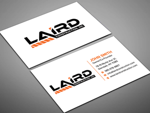 Design de Carte de Visite par sadikul islam pour Laird Construction,  Inc | Design : #31346569