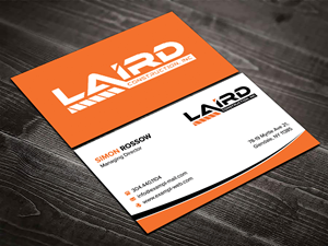 Design de Carte de Visite par sadikul islam pour Laird Construction,  Inc | Design : #31346572
